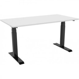 Celexon Professional eAdjust-58123 Escritorio Elevable Eléctrico Regulable Profesional 125x75cm Blanco/Negro