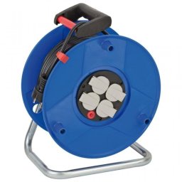 Brennenstuhl Garant Enrrollacables 4 Tomas 50m Azul