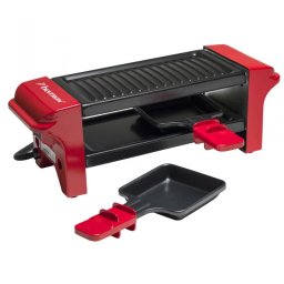 Bestron AGR102 Plancha Raclette Grill 350W Negro/Rojo