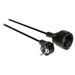 Goobay Cable de Alimentacion Alargador Schuko Macho a Hembra 2m Negro
