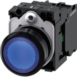 SIEMENS ACT02 0AB50-1BA0 - Pulsador luminoso, 1 no, azul, redondo