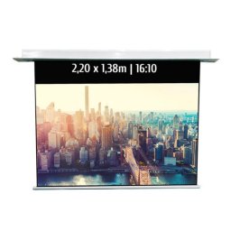 Kimex Pantalla de Proyección Eléctrica Empotrable 2.20x1.38m Formato 16:10 con Wifi