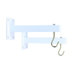 Kimex Kit de 2 Soportes para Pantalla de Proyección Blanco