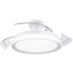 Philips Ventilador de Techo con Aspas Retráctiles y Luz LED 28W Blanco