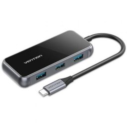 Hub USB-C Vention 5 puertos 5Gbps modelo TFDHB con PD 87W Gris