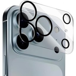Protector de cámara Cool iPhone 17 Pro Max cristal templado 9H transparente
