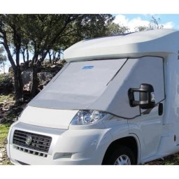 Optima Pano Master Ii Cubierta Térmica Plegable Exterior Para Parabrisas Renault Master Ii (1997–2010), Gris 7 Mm Multicapa, Imanes Y Kit De Fijación