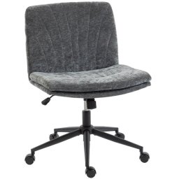 Silla de Oficina Welltin Ergonómica Gris Giratoria Asiento Ancho 62cm