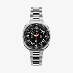 Protector Spigen Bezel Tune Pro Samsung Galaxy Watch Ultra 2 acero y PC negro