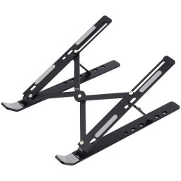 Soporte plegable de aluminio Bluestork NB-HOLD-ON para portátiles hasta 15.6