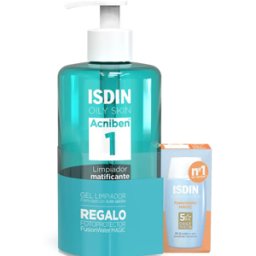 Isdin Acniben Limpiador Matificante Estuche 2 Piezas