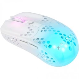 Xtrfy MZ1 Ratón Inalámbrico Gaming RGB Blanco