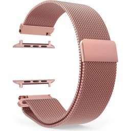 Correa Platyne para Apple Watch 42mm Acero Inoxidable Oro Rosa Cierre Magnético