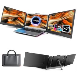 Monitor Kefeya S2 14" FullHD 60Hz IPS Triple Pantalla Portátil