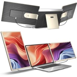 Monitor Siaviala S6 15,6" FullHD 60Hz IPS Triple Pantalla Portátil Plug & Play