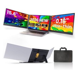 Monitor Siaviala Sharanix P7 Triple Pantalla 15,6" FullHD IPS Plug&Play Rotación 180°
