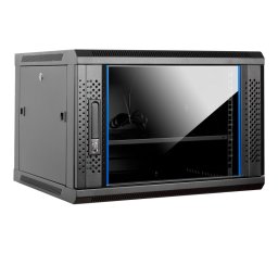 Aiten Data Armario Rack Mural 19" 9U 600 x 600 x 510 mm Montado con Accesorios