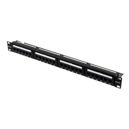 Aiten Data Patch Panel 24 Puertos Cat. 5e UTP Conexión de Red Alta Velocidad para Hogar o Negocio