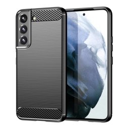 Max Power Digital Funda Fibra de Carbono para Samsung Galaxy S23 Plus Antigolpes Silicona Negra