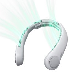Ventilador de cuello JisuLife sin aspas 5.000mAh 5 velocidades flexible y Tipo-C