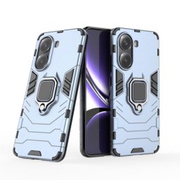Funda para móvil Max Power Digital Poco X7 Pro Magnética Silicona Azul Anillo Soporte para Xiaomi Poco X7 Pro