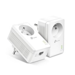 Adaptador Powerline TP-Link TL-PA7017PKIT 1000 Mbps con enchufe integrado