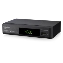 Descodificador TELE System TS4020 Full HD DVB-S2 DVB-T2 HDMI USB LED