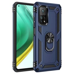 Funda para móvil Max Power Digital Anillo Giratorio Silicona Policarbonato Negra Antideslizante para Xiaomi Mi 10T/10T Pro 5G
