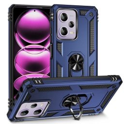 Funda para móvil Max Power Digital Anillo Giratorio Silicona Policarbonato Negro Antideslizante para Xiaomi Redmi Note 12s