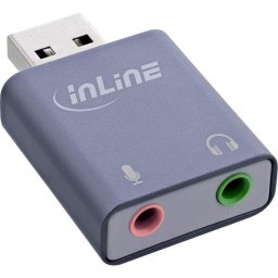 Convertidor de Audio USB InLine 33051E Tipo A Salida Auriculares