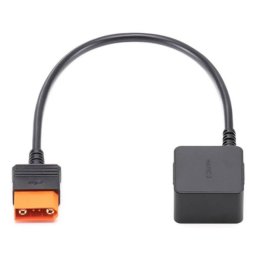 Cable de alimentación DJI Power SDC para Mavic 3 0,4 m Negro/Naranja