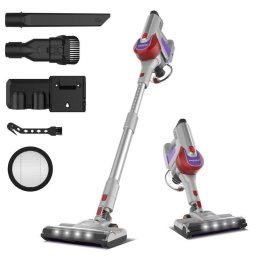Aspiradora sin cable Rolipo TASVAC S8 RED 250W Cepillo Suave LED Rojo