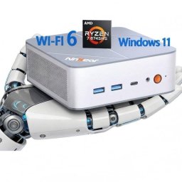 Mini PC Ninkear Ryzen 7 8745HS/16GB/1TB SSD/Radeon 780M/Windows 11 Pro/Wi-Fi 6