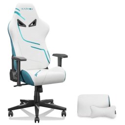 Silla Gaming Ergonómica Rolipo Kornox Tela Transpirable Blanco/Azul