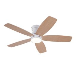 Ventilador de Techo con Luz Welltin EU42WH-5028WH-1L Motor DC 42" 6 Velocidades Silencioso con Mando