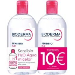 Bioderma Sensibio H20 Água Desmaquillante 2x500ml