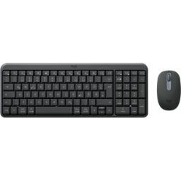 LOGITECH MK250SW - Combinación teclado/ratón, Bluetooth negro