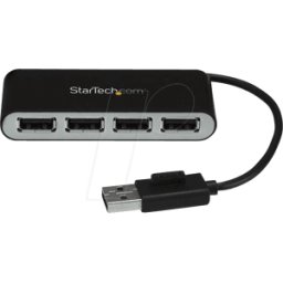 STARTECH.COM ST 4200MINI2 - USB 2,0 4 puertos Hub USB-A, móvil