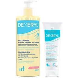 Dexeryl Aceite Limpiador 500ml + Crema Emoliente 50g