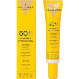 VALQUER Protector Solar Facial 50+ Invisible Protection 40 ml