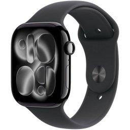 Apple Watch Series 11 GPS + Cellular 46mm Caja de Aluminio Negra con Correa Deportiva Negra S/M