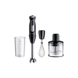 Batidora de mano Braun MultiQuick 5 Pro MQ 55236 M/ 1000W/ 25 velocidades/ picadora 500 ml/ vaso medidor 600 ml/ batidor de acero inoxidable