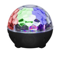 Altavoces Denver Portátiles Bluetooth 6W inalámbricos y luces de discoteca