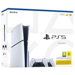 Sony PlayStation 5 Slim Chasis E + 2x Mandos DualSense V3