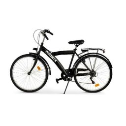 Bicicleta urbana Nilox Bici Muscolare 26" 6 velocidades acero negro unisex
