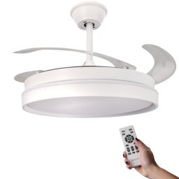 Ventilador de Techo Ledme Afar 30W 6 Velocidades Silencioso con Luz LED y Mando