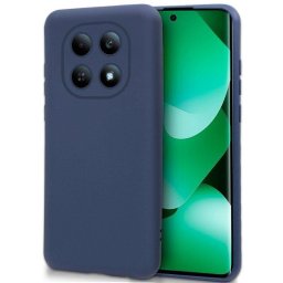 Funda para móvil Cool Silicona Flexible Azul Marino Protección Cámara para Xiaomi REDMI Note 15