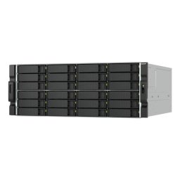 Servidor NAS en rack QNAP 4U AMD Ryzen 7 PRO 32GB DDR5 24 bahías hot-swap ZFS