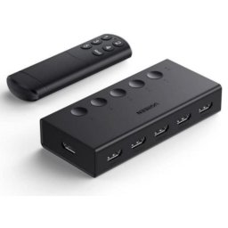 Conmutador HDMI Ugreen 90512 5 entradas 1 salida HDMI 2.0