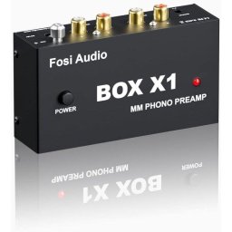 Preamplificador de Fono Fosi Audio Box X1 con Salida RCA y Auriculares
